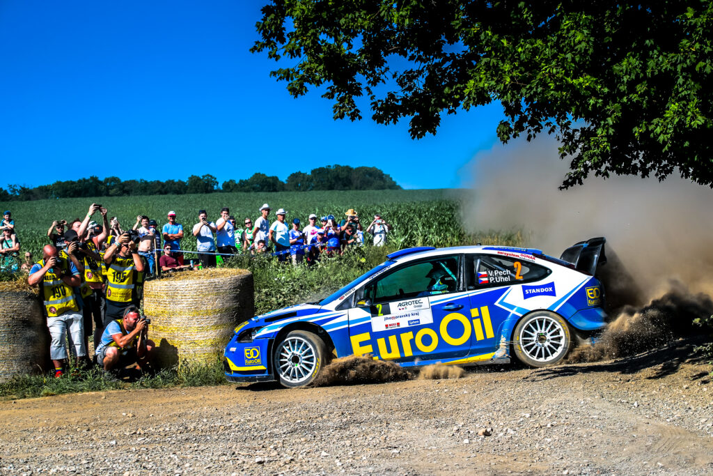 EuroOil team - V. Pech - P. Uhel na Rallye Hustopeče 2023