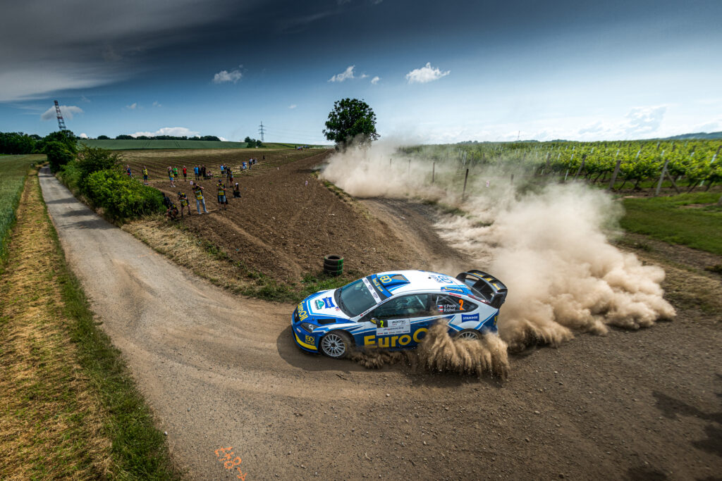 EuroOil team - V. Pech - P. Uhel na Rallye Hustopeče 2023