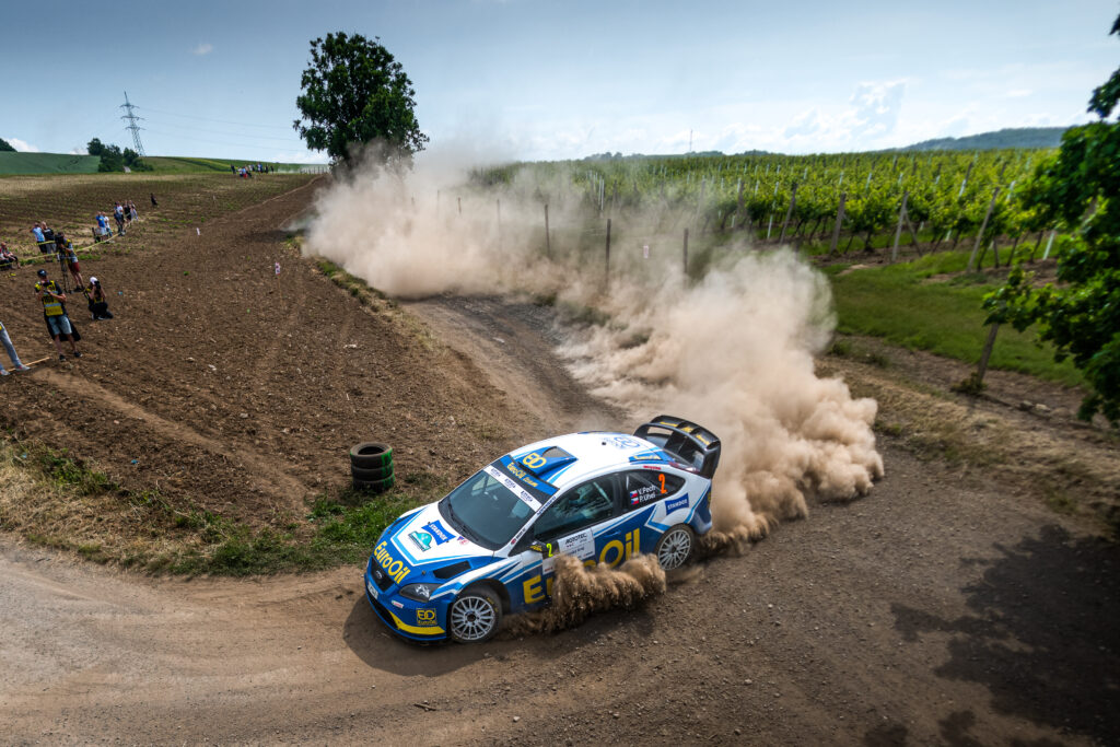 EuroOil team - V. Pech - P. Uhel na Rallye Hustopeče 2023