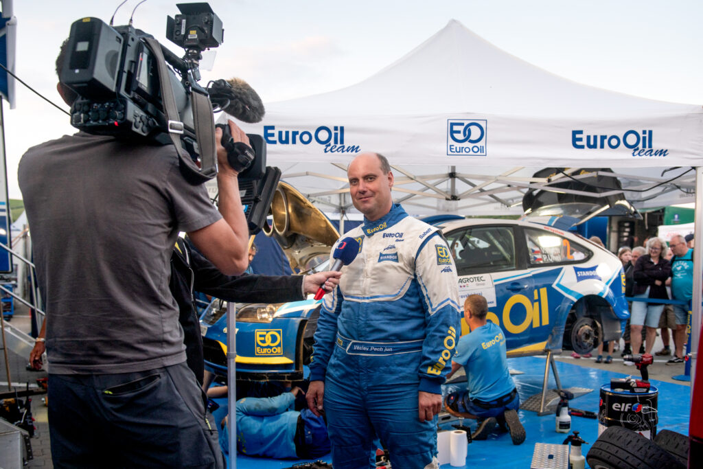 EuroOil team - V. Pech - P. Uhel na Rallye Hustopeče 2023