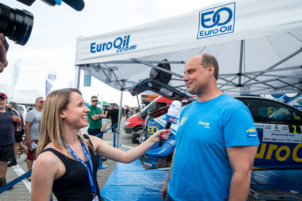 EuroOil team - V. Pech - P. Uhel na Rallye Hustopeče 2023
