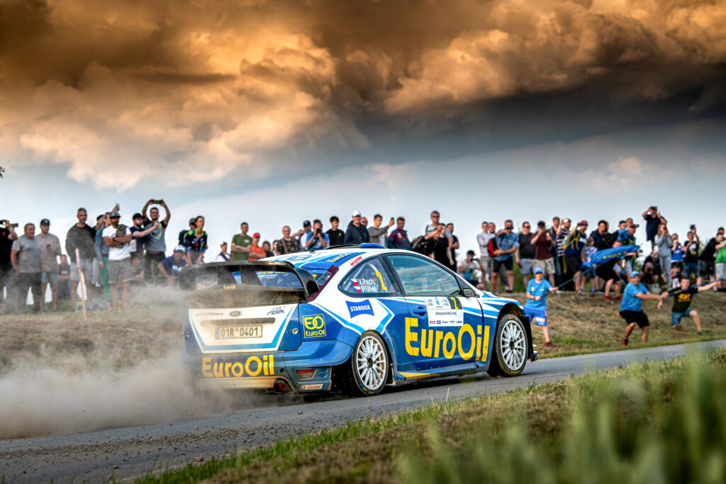 EuroOil team - V. Pech - P. Uhel na Rallye Hustopeče 2023
