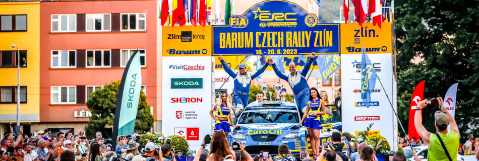 EuroOil team - V. Pech - P. Uhel na Barum Rallye 2023