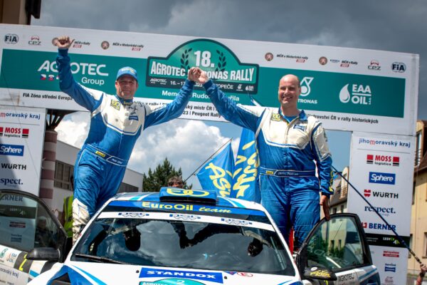 EuroOil team - V. Pech - P. Uhel na Rallye Hustopeče 2023