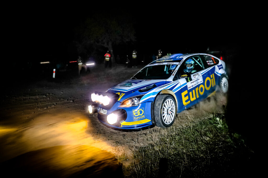 EuroOil team - V. Pech - P. Uhel na Rallye Hustopeče 2023