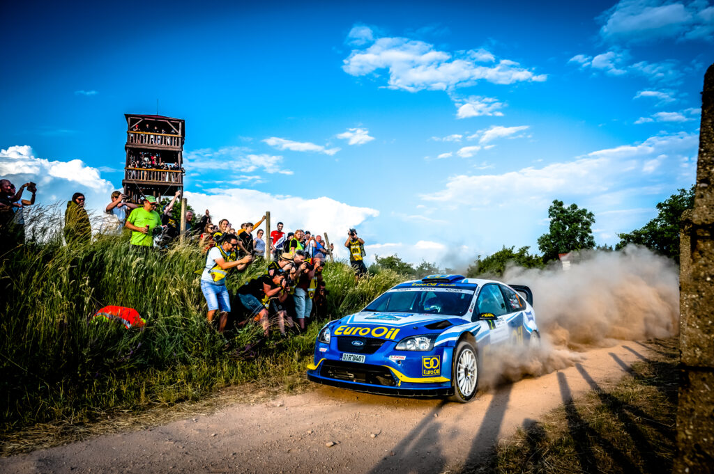 EuroOil team - V. Pech - P. Uhel na Rallye Hustopeče 2023