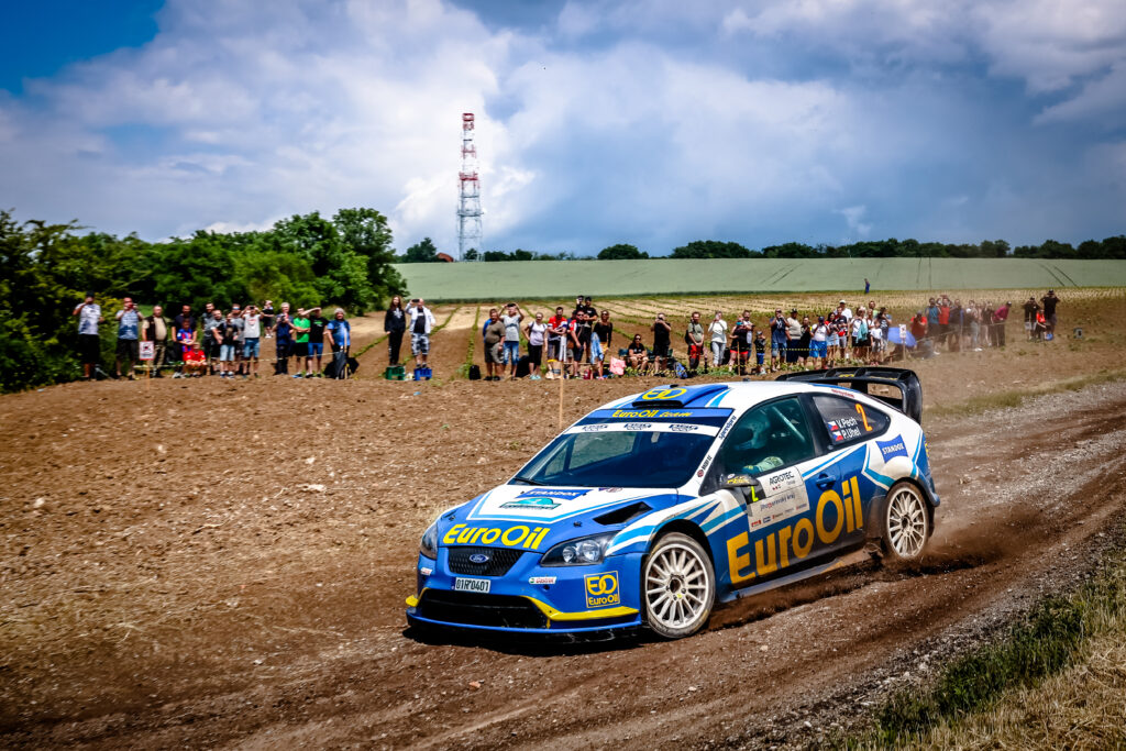 EuroOil team - V. Pech - P. Uhel na Rallye Hustopeče 2023