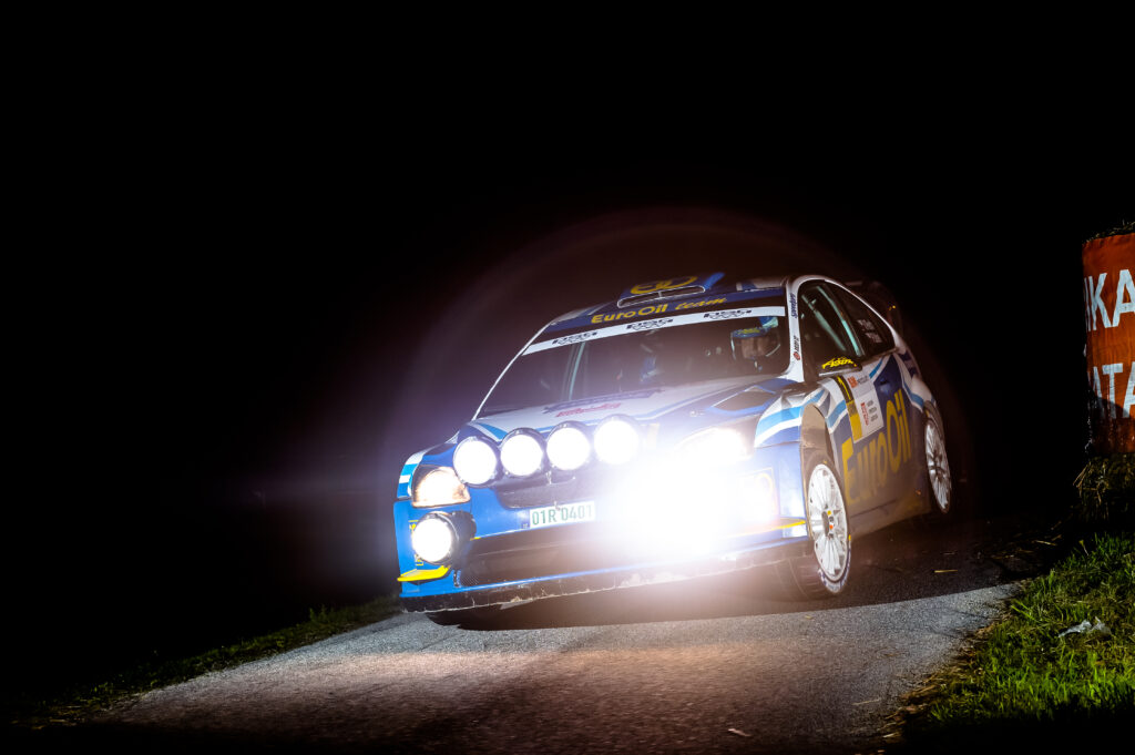 EuroOil team - V. Pech - P. Uhel na Rallye Č. Krumlov 2023