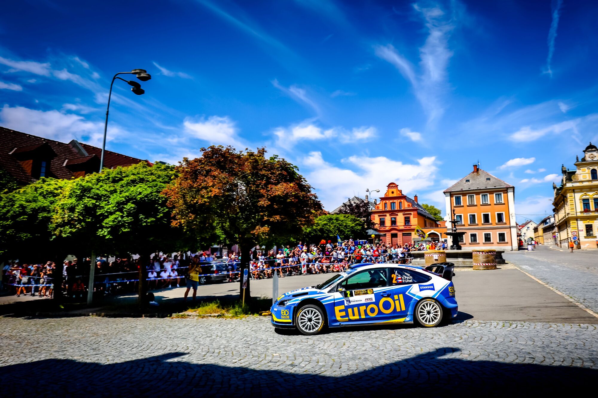 EuroOil team - V. Pech - P. Uhel na Rallye Bohemia 2023